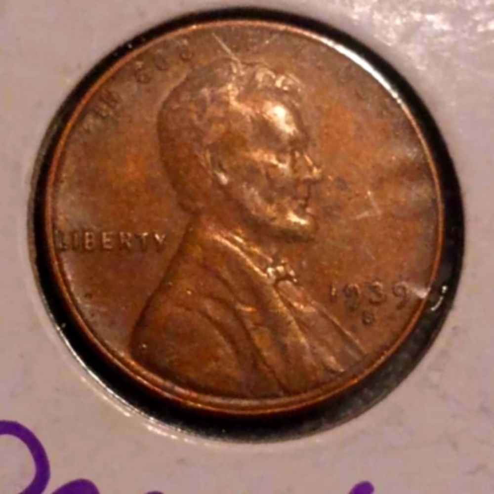 1939 S wheat penny